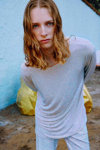 CRYSTAL EMBELLISHED OVERSIZED TOP GENERATION78