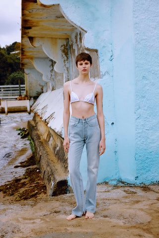 CRYSTAL EMBELLISHED TRIANGLE BIKINI TOP GENERATION78