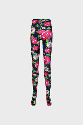 LEGGINGS IN PRINTED STRETCH-JERSEY