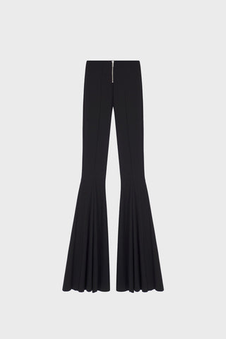GODET PANTS IN VISCOSE-JERSEY