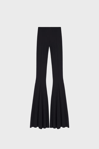 GODET PANTS IN VISCOSE-JERSEY