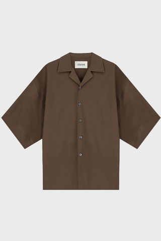 SCULPTED SHIRT IN TECHNICAL-COTTON