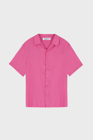 HEART EMBROIDERED CAMP-COLLAR SHIRT GENERATION78