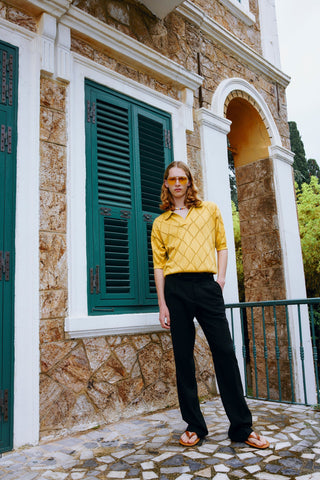 KNIT POLO TOP GENERATION78