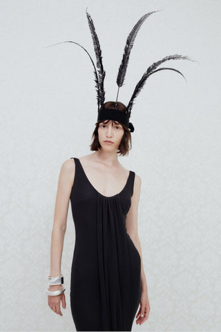 MAXI TANK DRESS IN VISCOSE-JERSEY