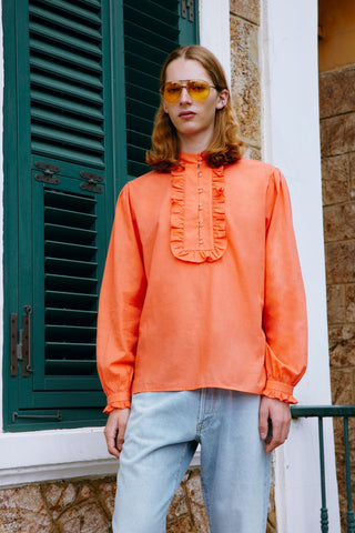 RUFFLED VOILE BLOUSE GENERATION78