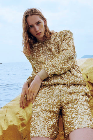 SEQUINED WIDE-LEG SHORT GENERATION78