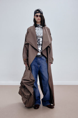 TRENCH COAT IN TECHNICAL-COTTON
