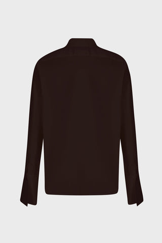 GIANT-COLLAR TAILORED SHIRT IN COTTON-POPLIN