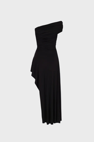 ASYMMETRIC-CUT ONE-SHOULDER DRESS IN VISCOSE-JERSEY