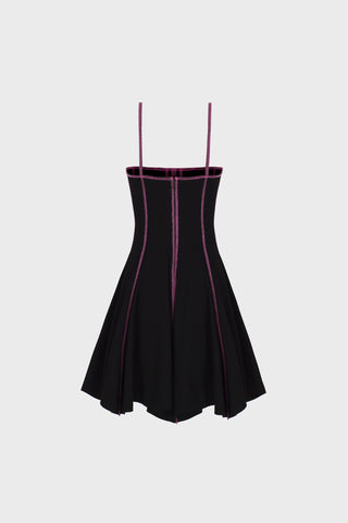 BALCONETTE MINI DRESS IN VISCOSE-JERSEY
