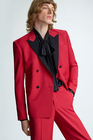 DOUBLE-BREASTED TAILORED WOOL JACKET GENERATION78