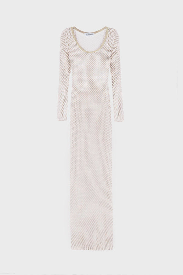 FISHNET MAXI DRESS