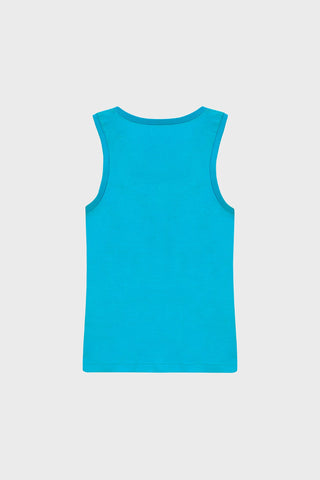 PRINTED TANK TOP IN COTTON-JERSEY