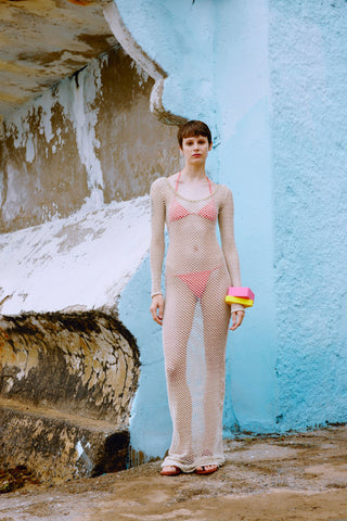 TRIANGLE BIKINI TOP IN RIBBED JERSEY GENERATION78