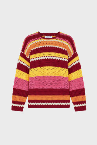 CROCHET-KNIT OVERSIZED SWEATER GENERATION78