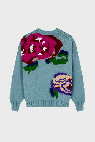 HAND-KNIT GORDES SWEATER IN WOOL