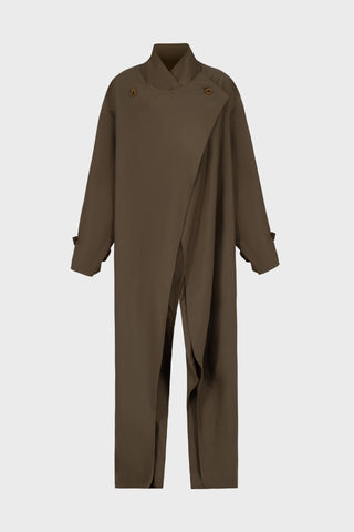 TRENCH COAT IN TECHNICAL-COTTON
