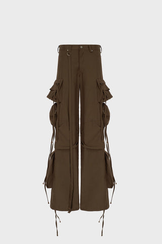 MULTI-POCKET CARGO PANTS IN TECHNICAL-COTTON