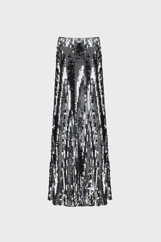 SEQUINED MAXI SKIRT IN TULLE