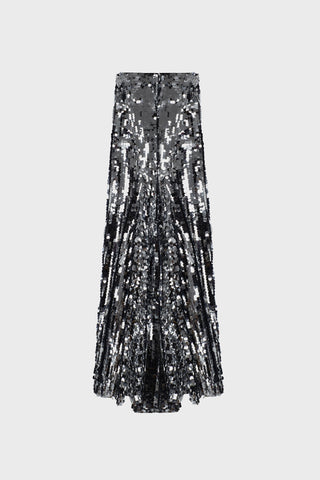 SEQUINED MAXI SKIRT IN TULLE