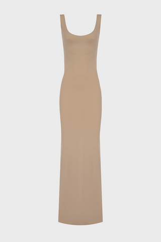 MAXI TANK DRESS IN CREPE-JERSEY