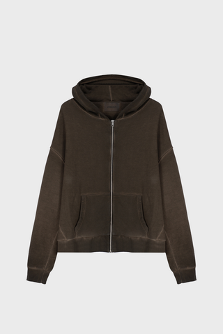 SUN-FADED OVERSIZED HOODIE IN COTTON-JERSEY