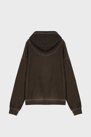 SUN-FADED OVERSIZED HOODIE IN COTTON-JERSEY