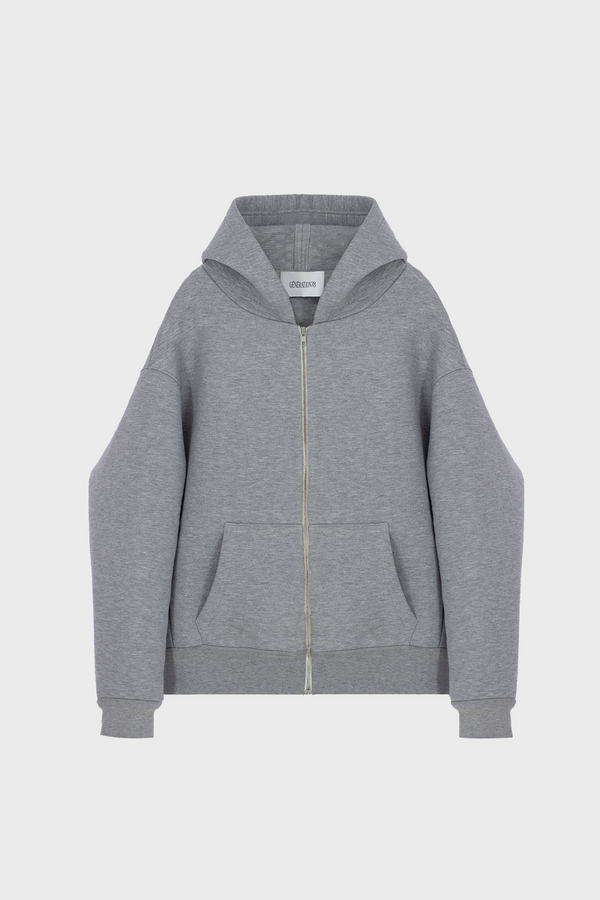 SCULPTED HOODIE IN COTTON-JERSEY