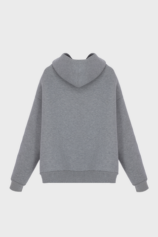 SCULPTED HOODIE IN COTTON-JERSEY