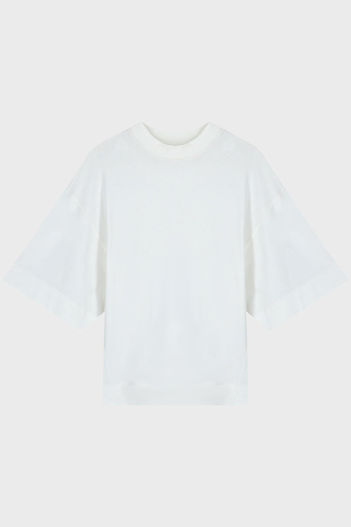 SCULPTED T-SHIRT IN COTTON-JERSEY