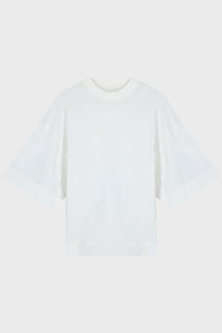 SCULPTED T-SHIRT IN COTTON-JERSEY