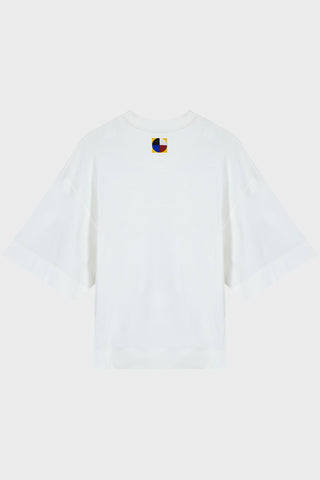 SCULPTED T-SHIRT IN COTTON-JERSEY