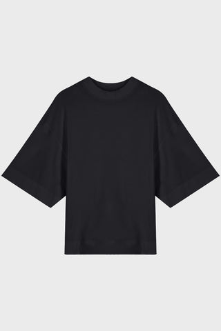 SCULPTED T-SHIRT IN COTTON-JERSEY