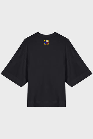SCULPTED T-SHIRT IN COTTON-JERSEY