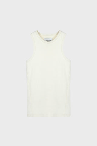 RIBBED TANK TOP IN COTTON-JERSEY