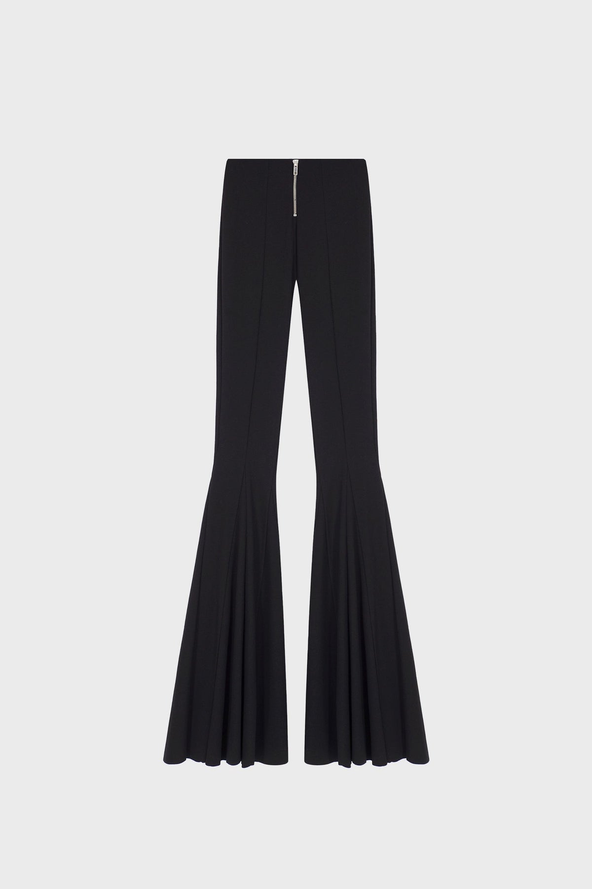 GODET PANTS IN VISCOSE-JERSEY