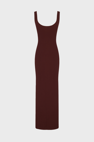 TAILORED MIDI TANK DRESS IN ECOVERO-WOOL
