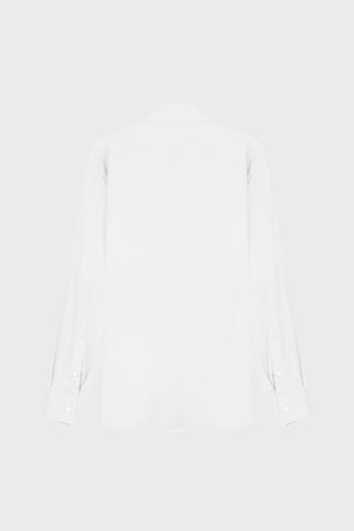 TAILORED DOUBLE-ARMHOLE SHIRT IN COTTON-POPLIN