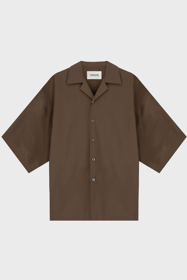 SCULPTED SHIRT IN TECHNICAL-COTTON