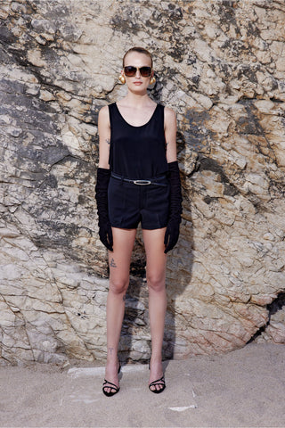 TAILORED MINI SHORT IN WOOL