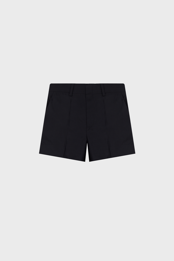 TAILORED MINI SHORT IN WOOL