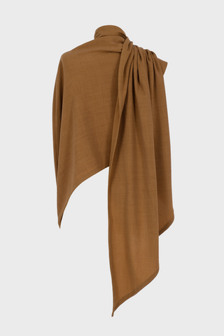 TAILORED CAPE IN WOOL