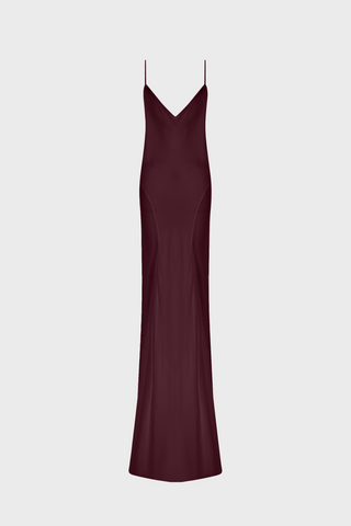MAXI SLIP DRESS IN SILK