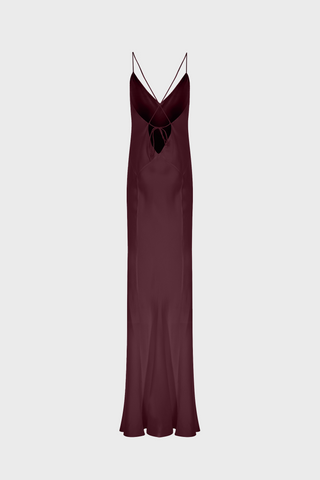 MAXI SLIP DRESS IN SILK