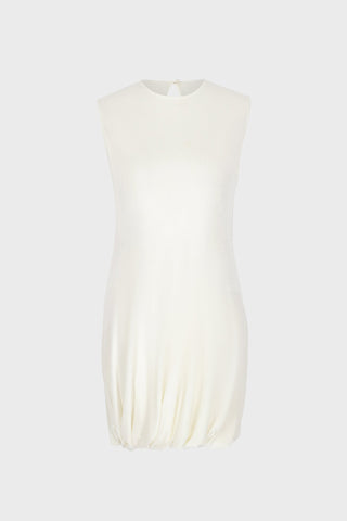 DRAPED MINI DRESS IN VISCOSE-JERSEY
