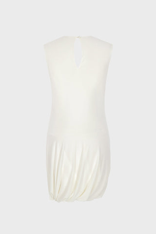 DRAPED MINI DRESS IN VISCOSE-JERSEY