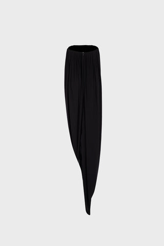 STRAPLESS MAXI DRESS IN VISCOSE-JERSEY