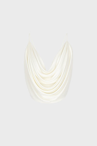 DRAPED TOP IN VISCOSE-JERSEY