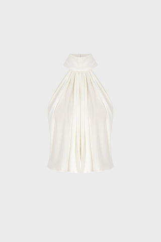 DRAPED TOP IN VISCOSE-JERSEY